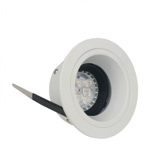 Suporte branco/do preto diodo emissor de luz Downlight, suporte da luz do diodo emissor de luz da liga de alumínio