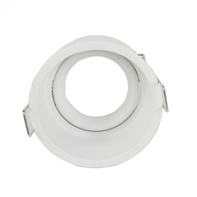 GU10/MR16 aquecem o suporte de bulbo branco de Downlight com alojamento de alumínio
