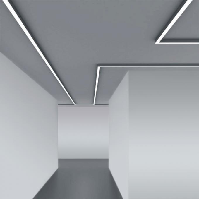 A superfície do escritório montou a suspensão linear do diodo emissor de luz que ilumina 1 - 10V/DALI que escurece o método