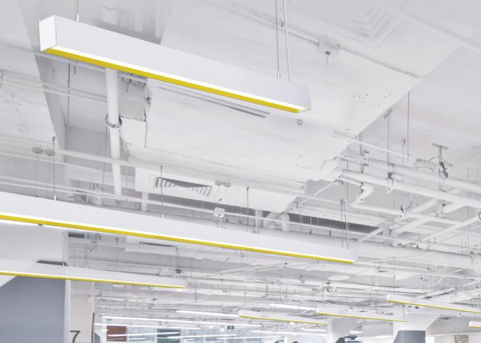 Luz linear do pendente do diodo emissor de luz da economia de energia com corpo da lâmpada da liga de alumínio
