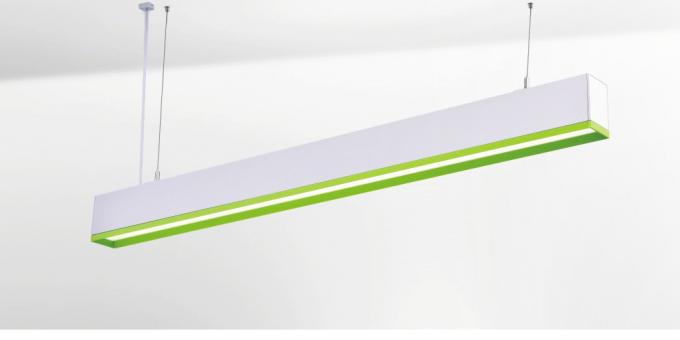 Luz linear do pendente do diodo emissor de luz da economia de energia com corpo da lâmpada da liga de alumínio