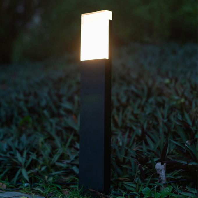 lâmpada de aço inoxidável do gramado do diodo emissor de luz 6W para o diâmetro de iluminação exterior 107*256mm