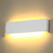 Decorativo preto ou branco para cima e para baixo a luz da lâmpada de parede do diodo emissor de luz moderna fornecedor